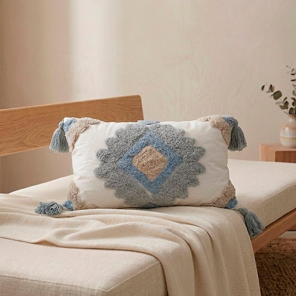 Cojín Decorativo 30x50 cm Rectangular para Cama y Sala | Casa Dorada - Casa Dorada