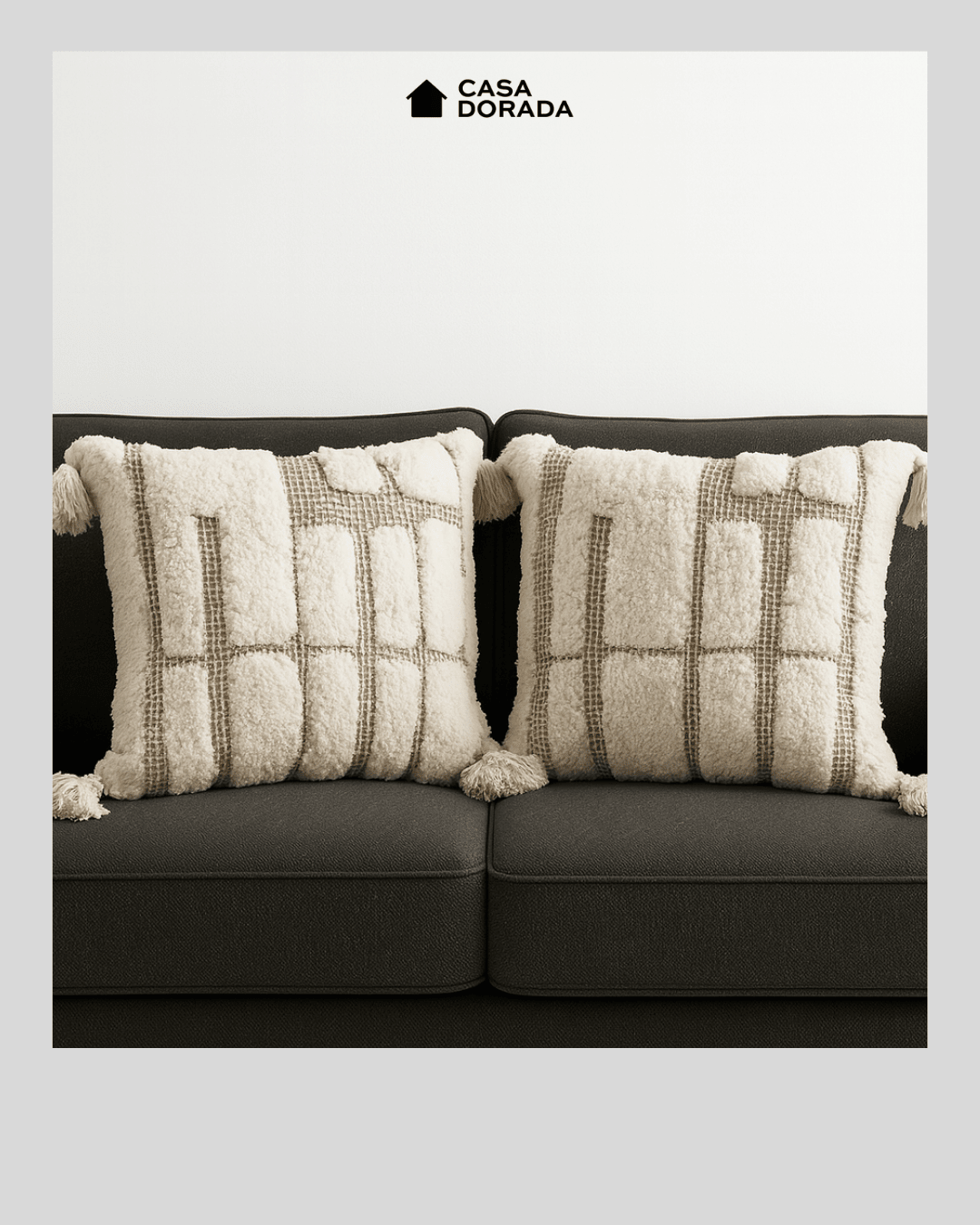 Cojín Decorativo 45x45 cm para Sala y Cama | Casa Dorada - Casa Dorada