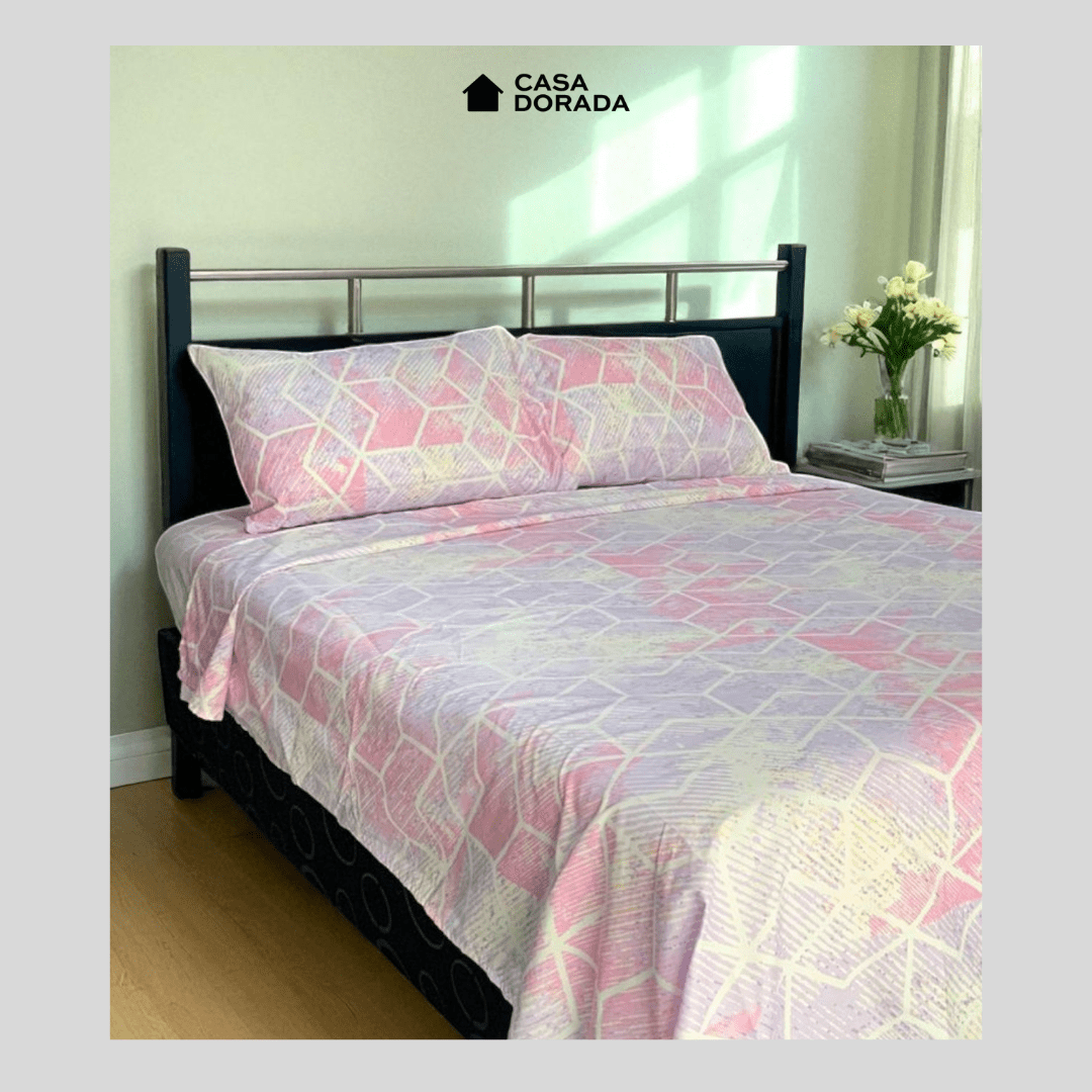 Juego de Sabanas Silver Estampada - Casa Dorada