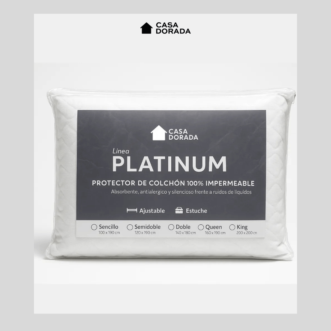 Protector de colchon antifluido - Casa Dorada