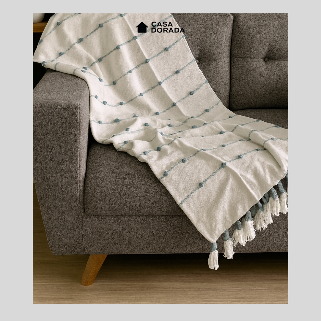 Manta Baby Blue Circle