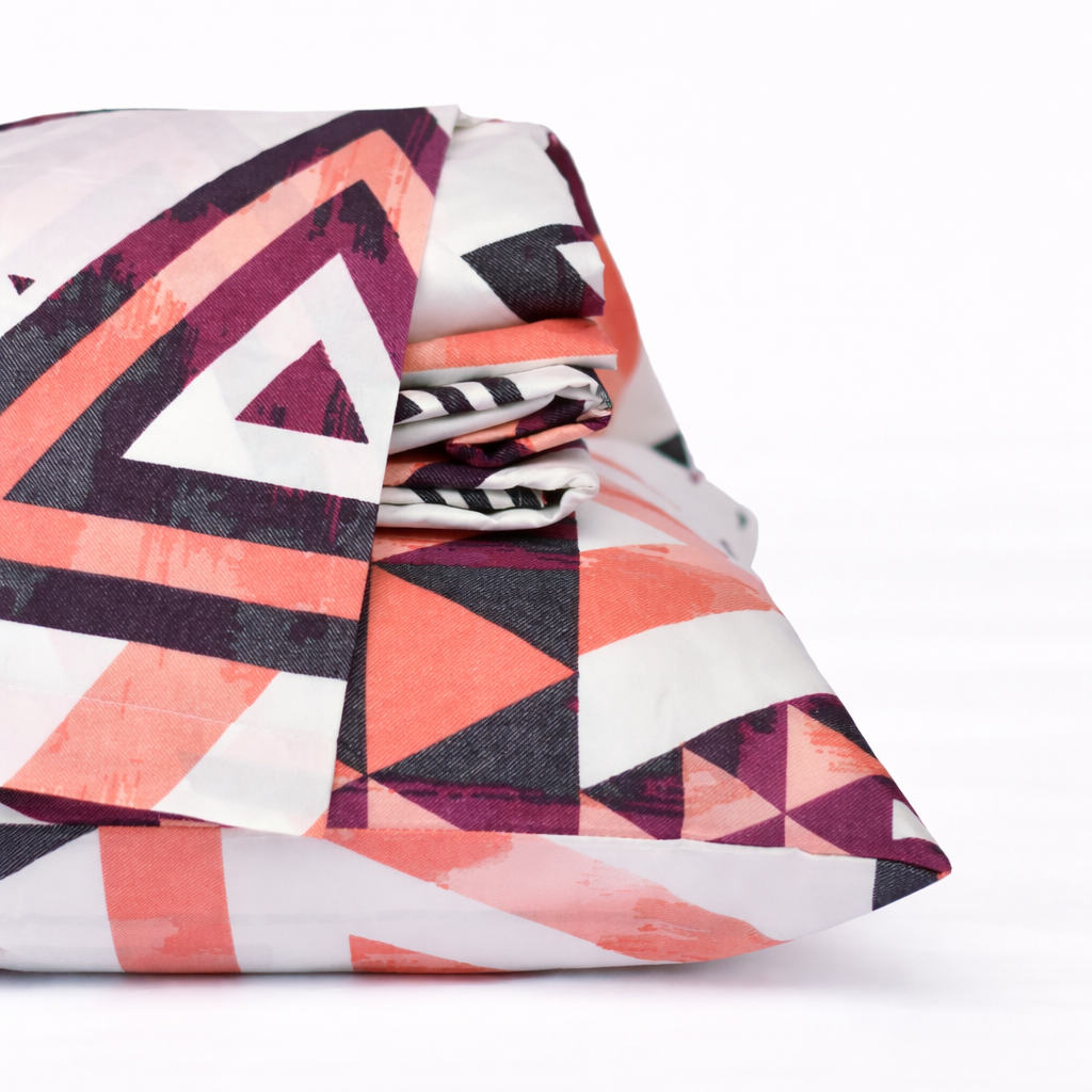 Juego de Sábanas Silver Estampada 50% algodón y 50% microfibra | Casa Dorada