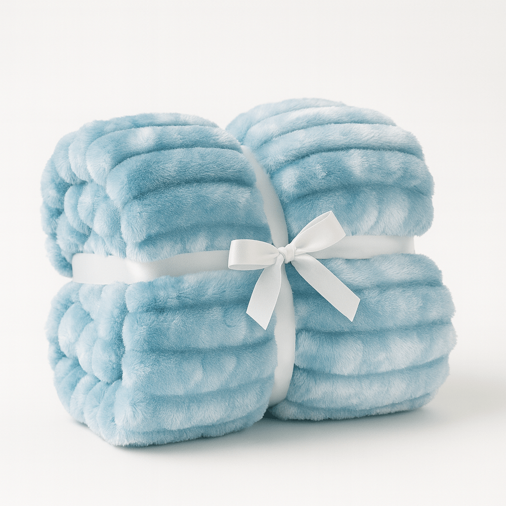 Cobija Premium Acanalada - 310g microfibra Ligera 180x2 mt | Casa Dorada - Casa Dorada