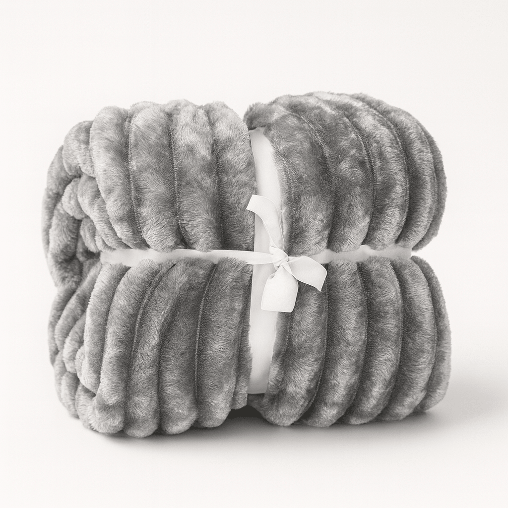 Cobija Premium Acanalada - 310g microfibra Ligera 180x2 mt | Casa Dorada - Casa Dorada