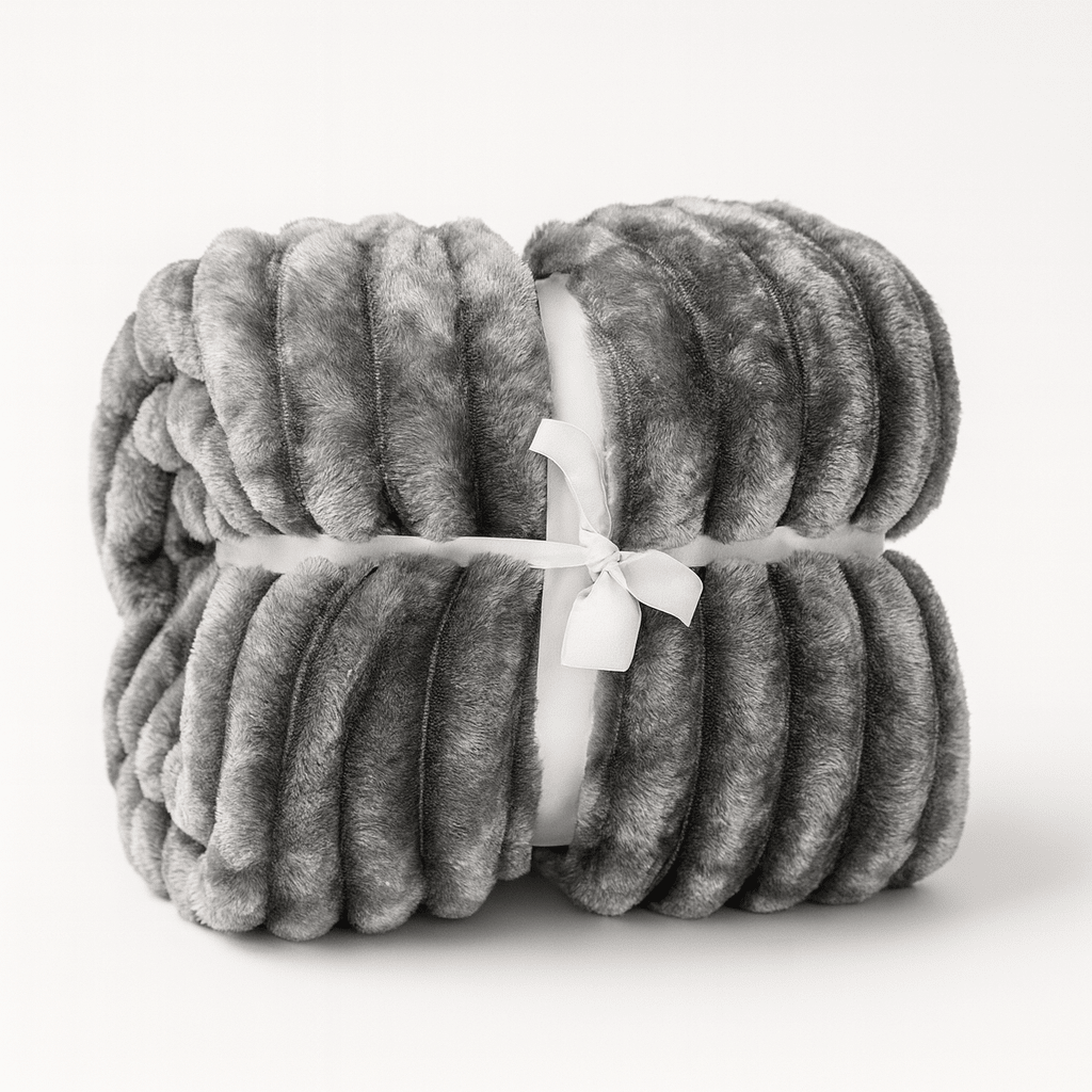 Cobija Premium Acanalada - 310g microfibra Ligera 180x2 mt | Casa Dorada - Casa Dorada