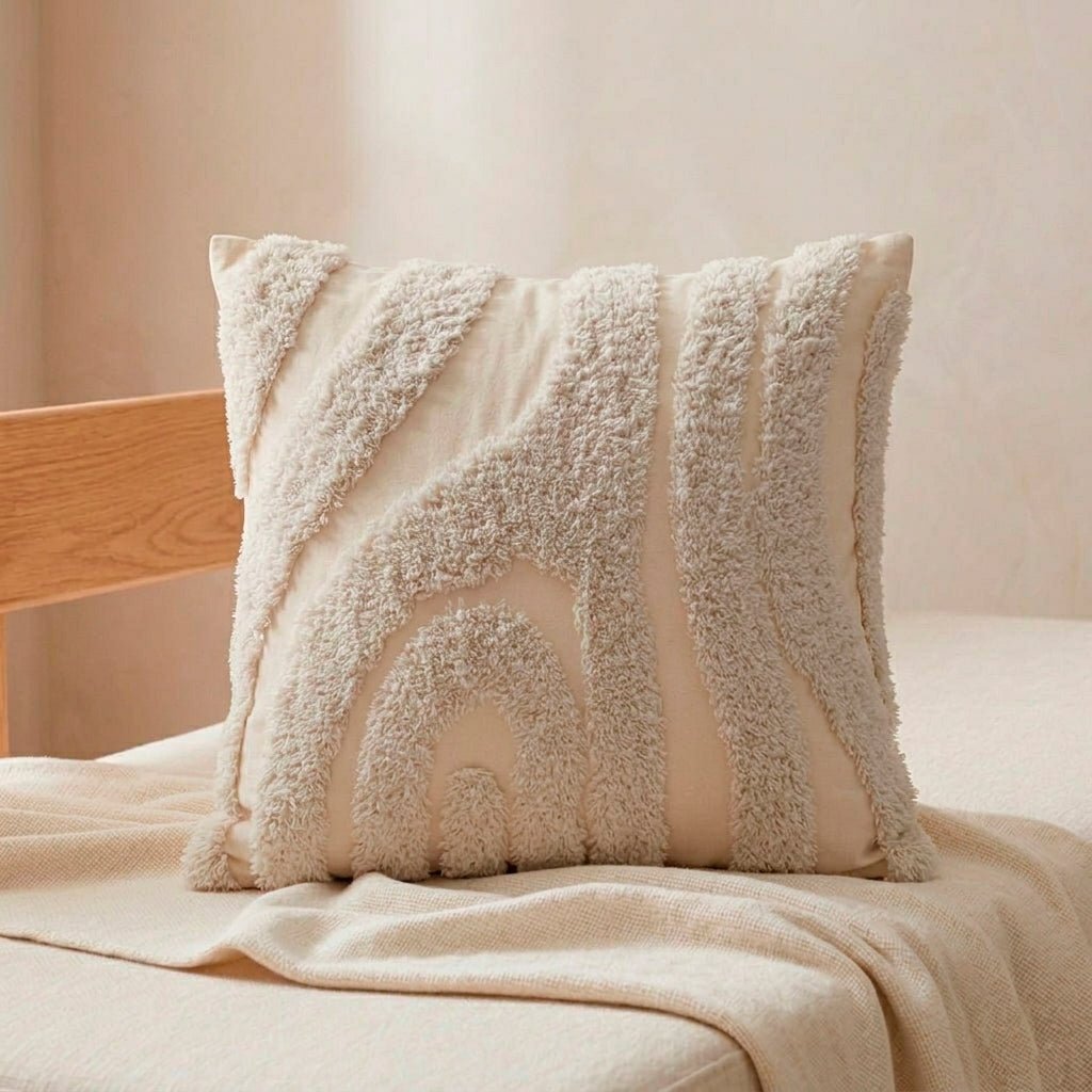 Cojín Decorativo 45x45 cm Suave y Moderno para Sala y Cama | Casa Dorada - Casa Dorada