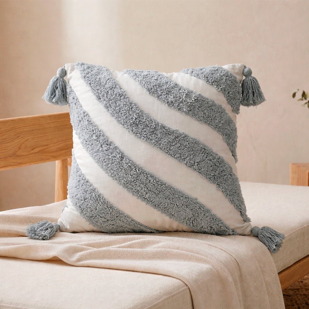 Cojín Decorativo 45x45 cm Suave y Moderno para Sala y Cama | Casa Dorada - Casa Dorada