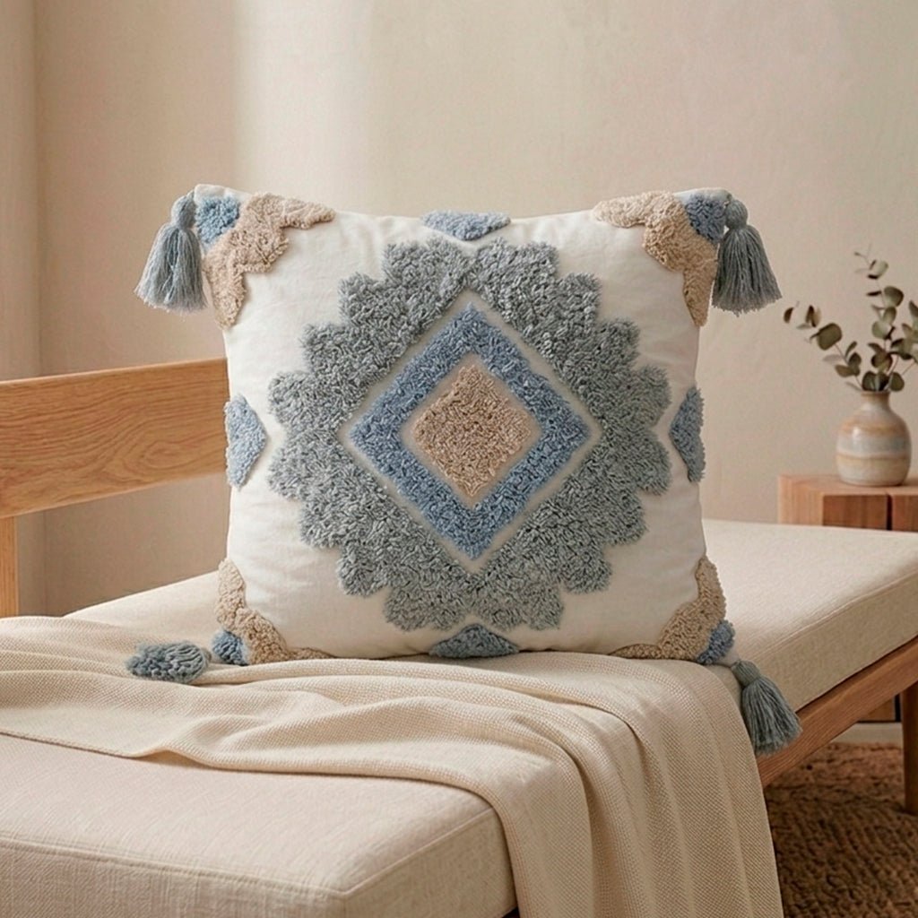 Cojín Decorativo 45x45 cm Suave y Moderno para Sala y Cama | Casa Dorada - Casa Dorada
