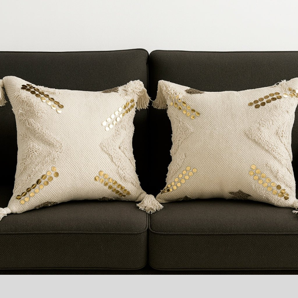 Cojín Decorativo 45x45 cm Suave y Moderno para Sala y Cama | Casa Dorada - Casa Dorada