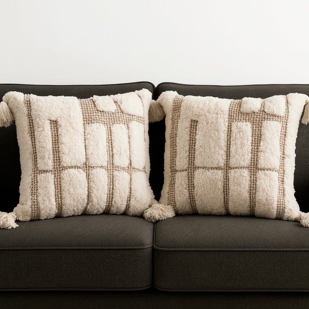 Cojín Decorativo 45x45 cm Suave y Moderno para Sala y Cama | Casa Dorada - Casa Dorada