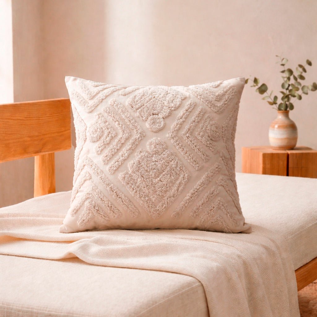 Cojín Decorativo 45x45 cm Suave y Moderno para Sala y Cama | Casa Dorada - Casa Dorada