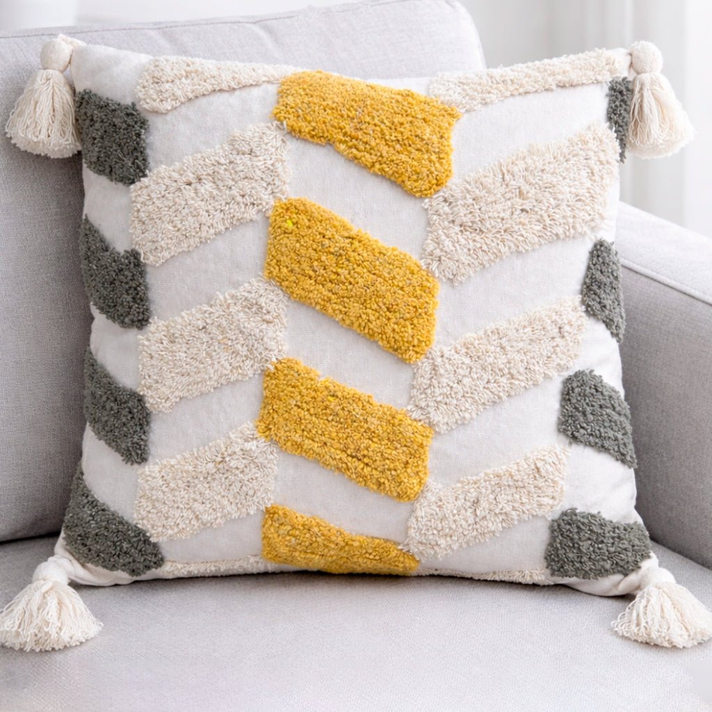 Cojín Decorativo 45x45 cm Suave y Moderno para Sala y Cama | Casa Dorada - Casa Dorada