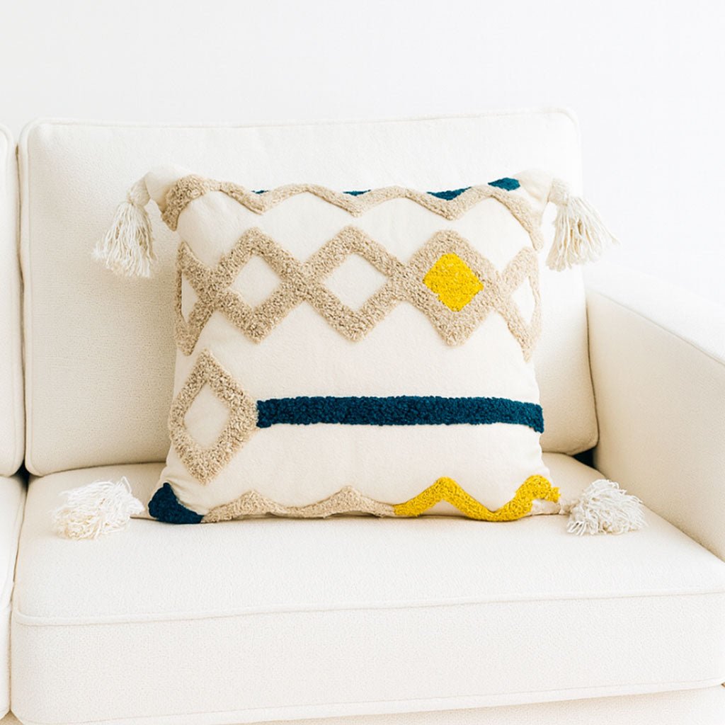 Cojín Decorativo 45x45 cm Suave y Moderno para Sala y Cama | Casa Dorada - Casa Dorada