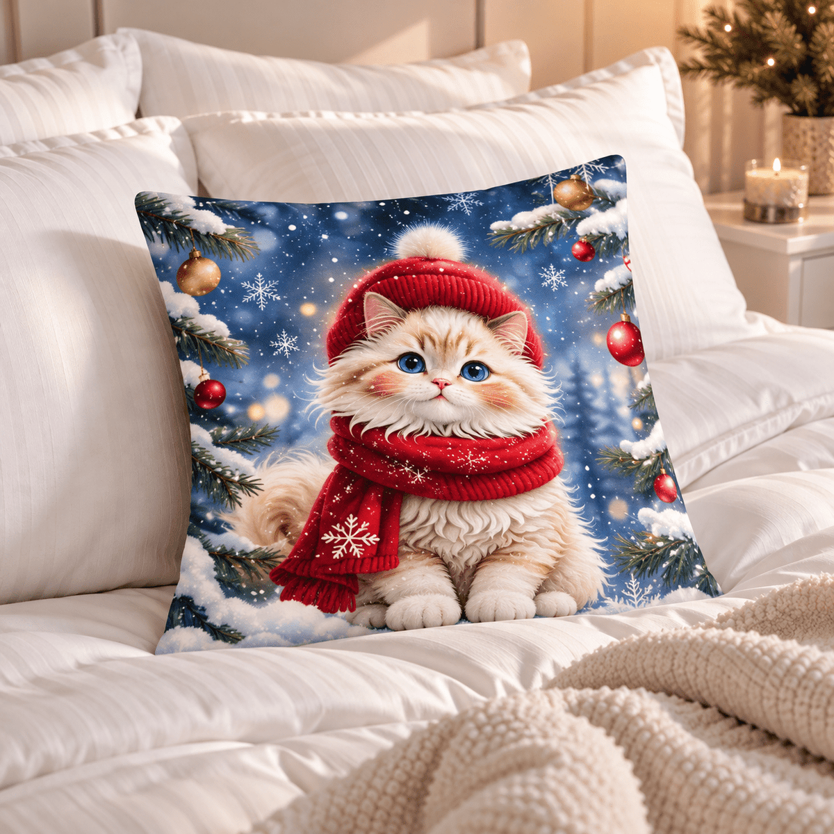 Cojin navideño - Casa Dorada