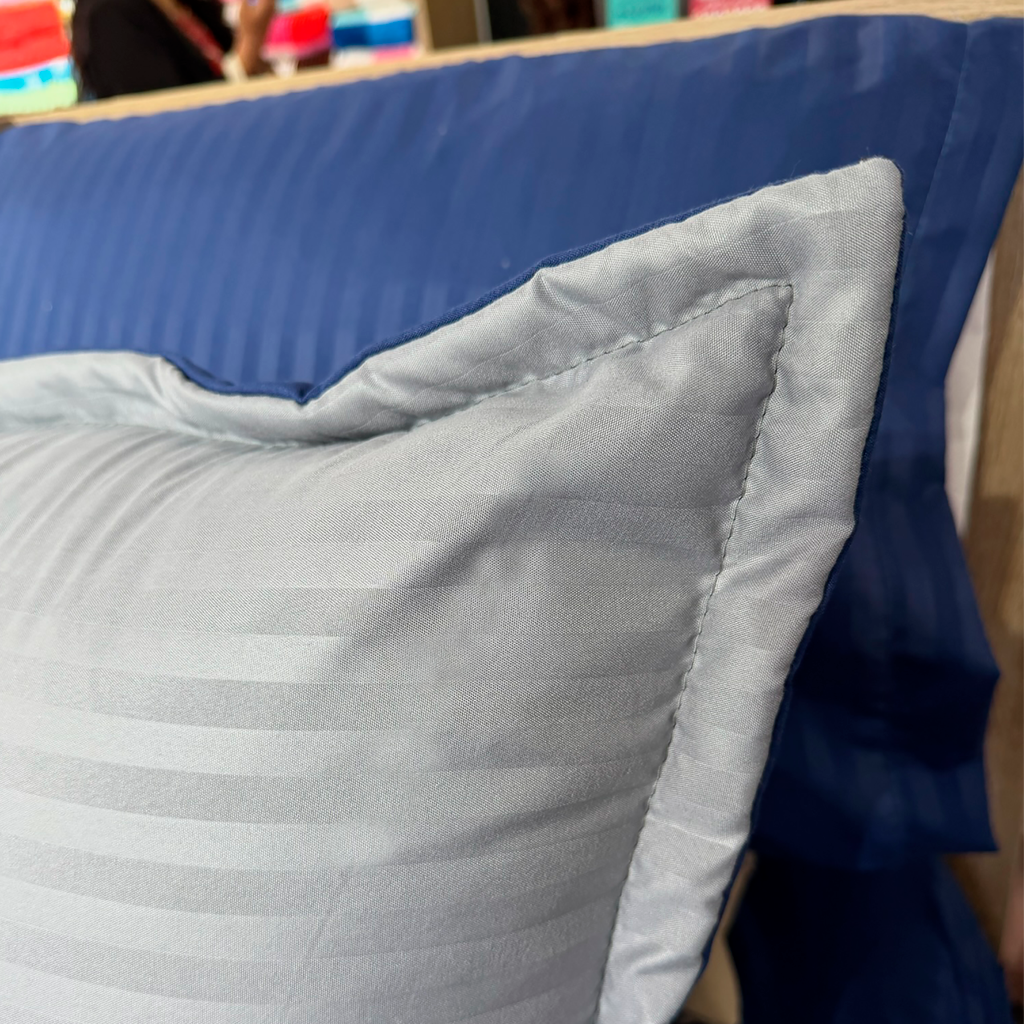 Plumón 6 Piezas para Cama con sábana enresortada y fundas | Casa Dorada