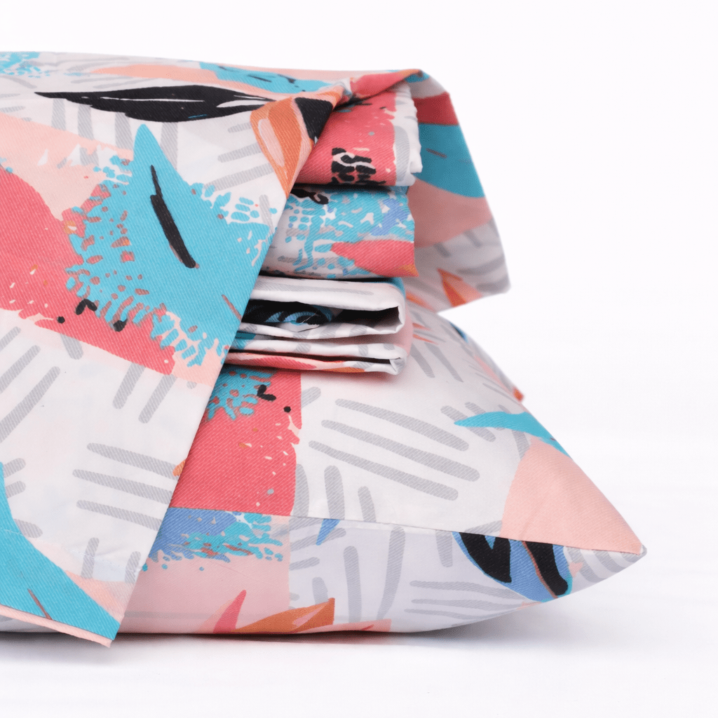 Juego de Sábanas Silver Estampada 50% algodón y 50% microfibra | Casa Dorada - Casa Dorada