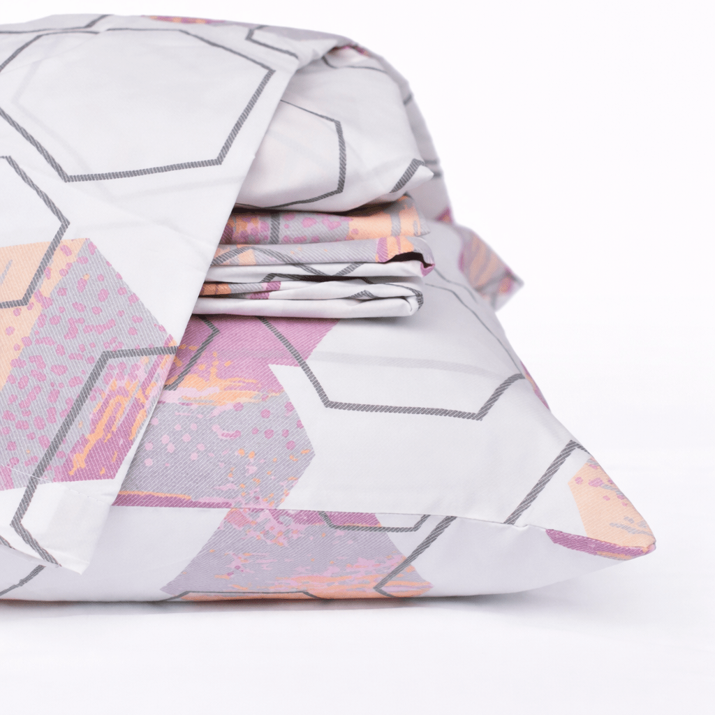 Juego de Sábanas Silver Estampada 50% algodón y 50% microfibra | Casa Dorada - Casa Dorada