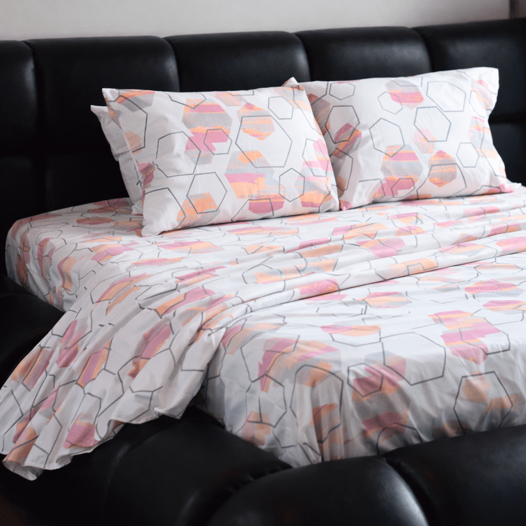 Juego de Sábanas Silver Estampada 50% algodón y 50% microfibra | Casa Dorada - Casa Dorada