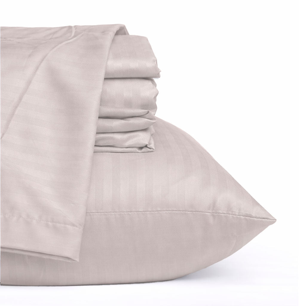 Juego de Sábanas Silver Unicolor 50% microfibra, 50% algodón | Casa Dorada - Casa Dorada
