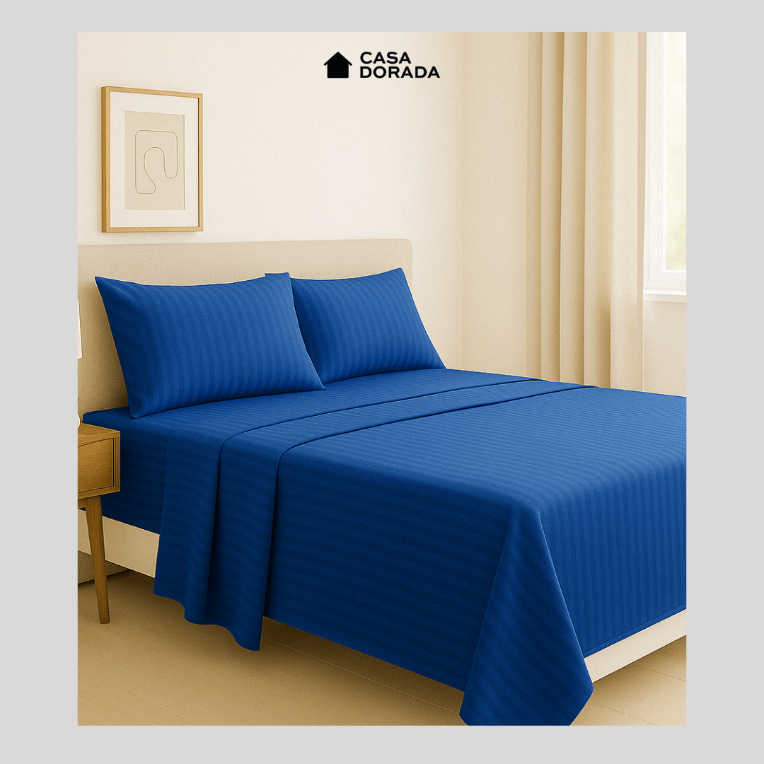 Juego Sabana Silver Unicolor - Casa Dorada