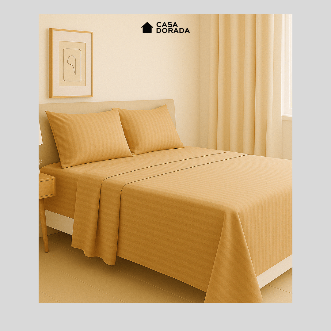 Juego Sabana Silver Unicolor - Casa Dorada