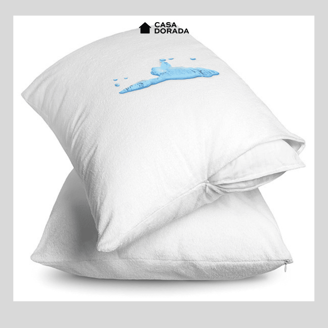 Protector de almohada antifluido - Casa Dorada