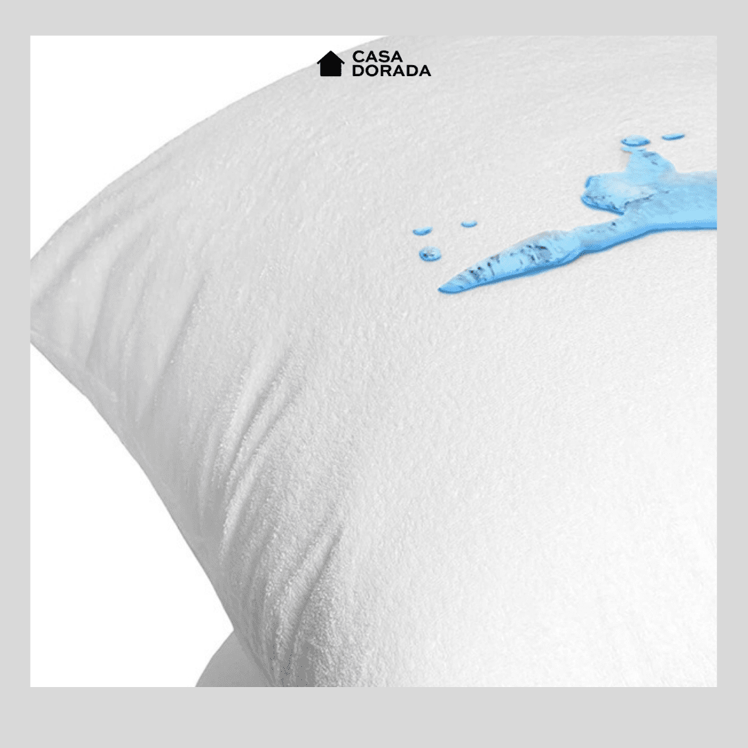 Protector de almohada antifluido - Casa Dorada