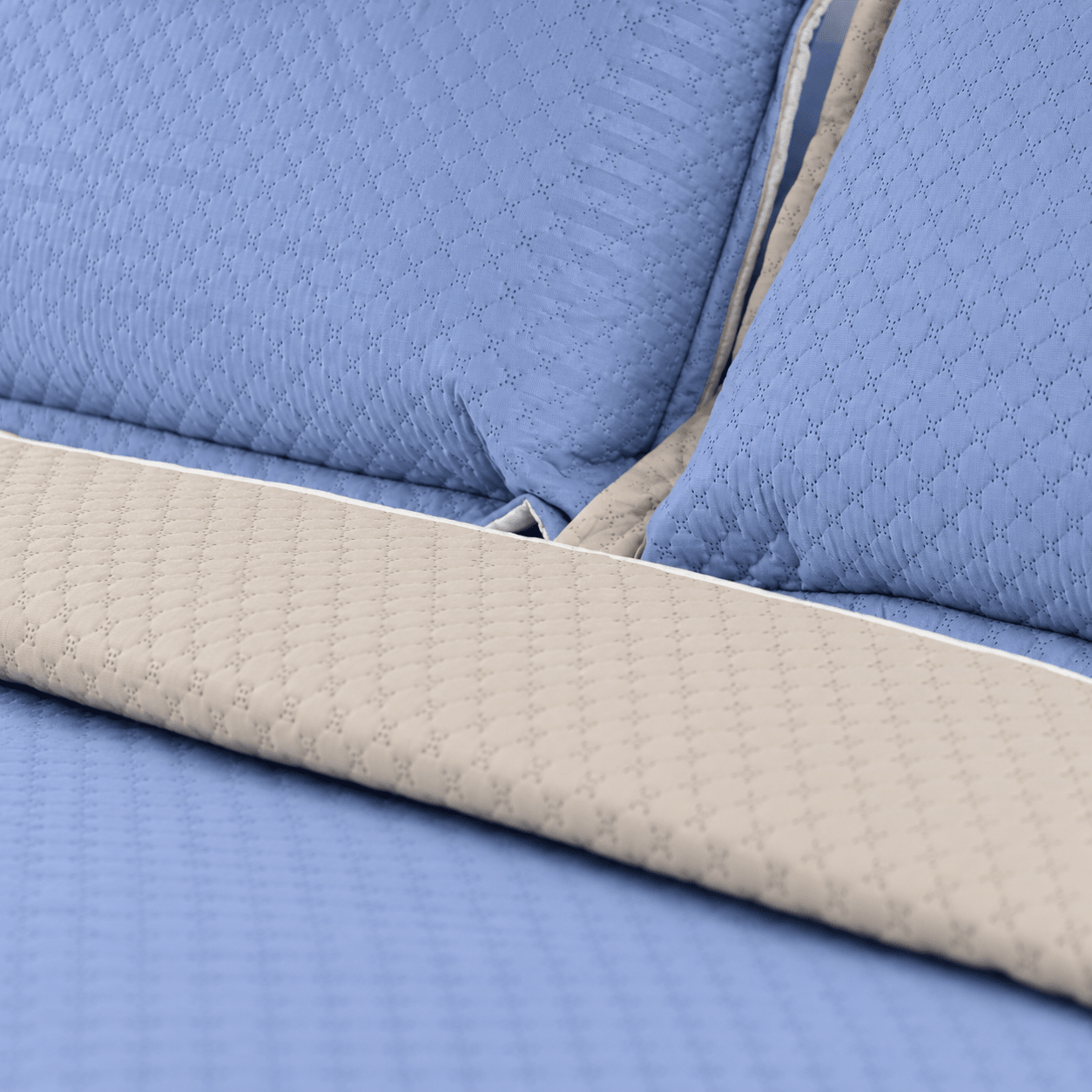 Tendido Emmanuel para cama - Doble Faz Unicolor en Microfibra | Casa Dorada - Casa Dorada