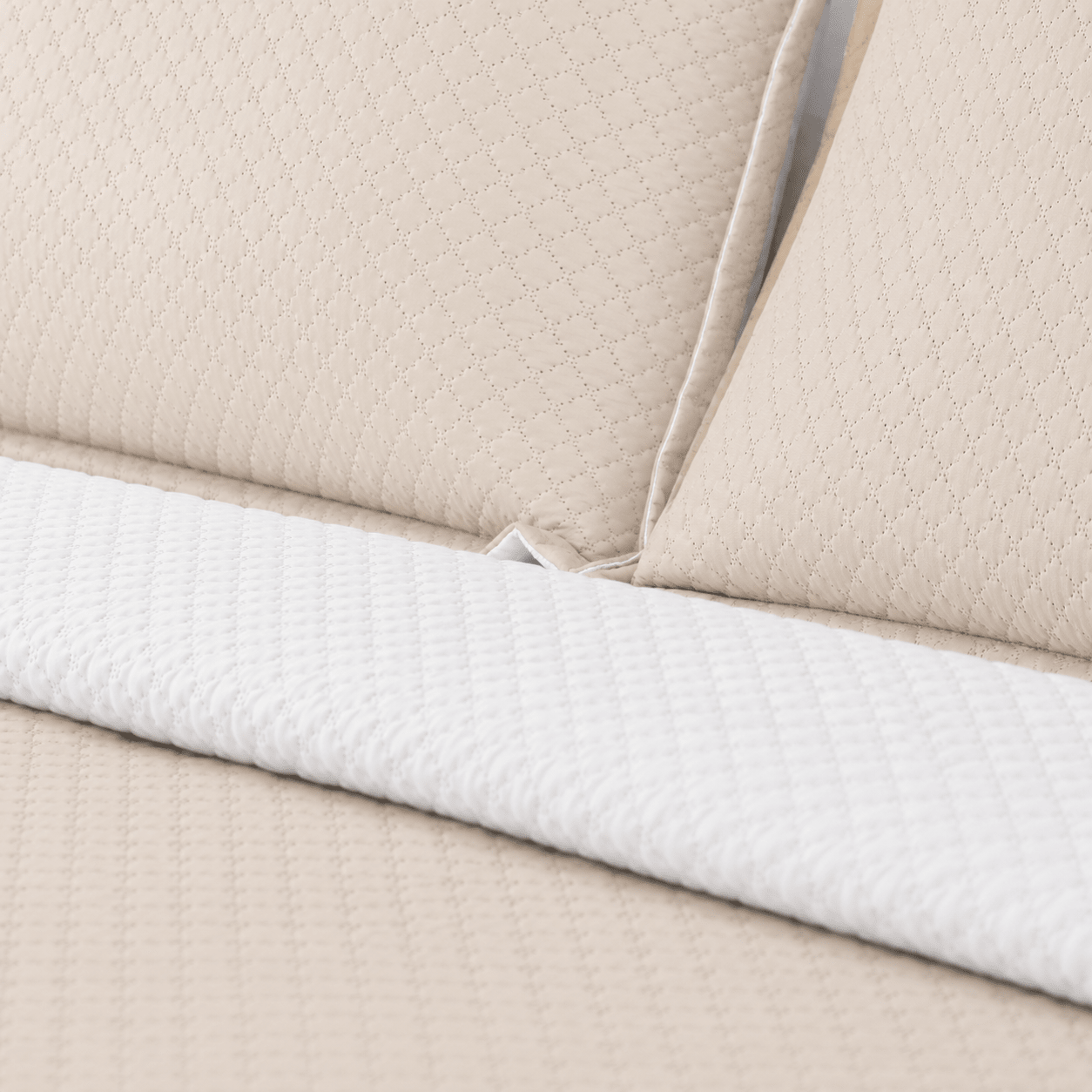 Tendido Emmanuel para cama - Doble Faz Unicolor en Microfibra | Casa Dorada - Casa Dorada