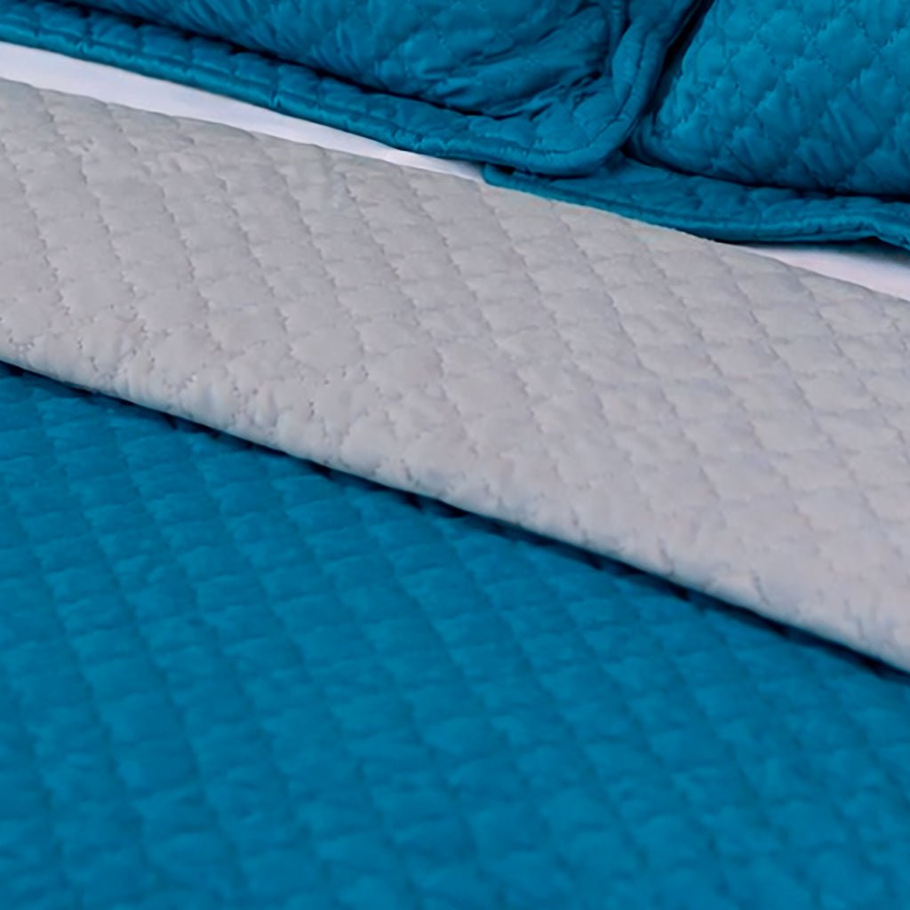 Tendido Emmanuel para cama - Doble Faz Unicolor en Microfibra | Casa Dorada - Casa Dorada